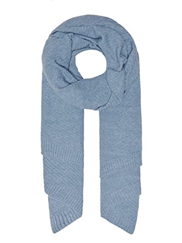 ONLY Damen Onlanelise Life Knit Rib Scarf Cc Schal, Dusty Blue, Einheitsgröße EU von ONLY