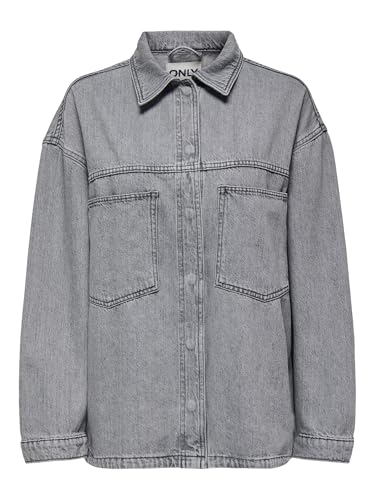 Onlemmie L/S Shirt Grey DNM Azg Noos von ONLY
