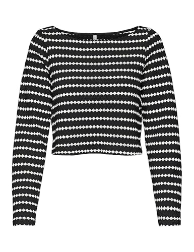 Onleva L/S Stripe Boatneck Top JRS von ONLY