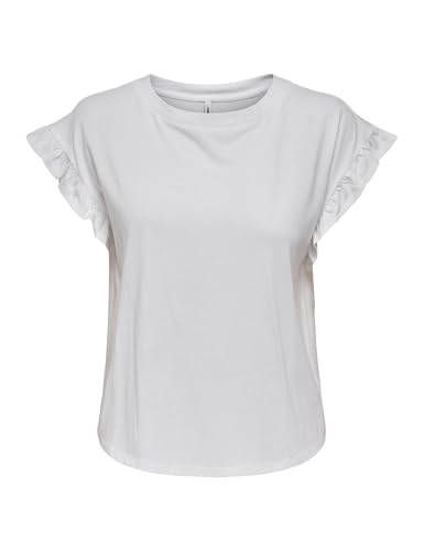 Onlgrape S/S Frill O-Neck Top JRS von ONLY