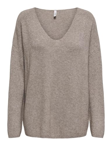 Onlibi Ls Rib Loose V-Neck Cc KNT von ONLY