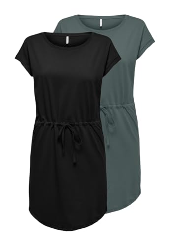 Onlmay Life S/S Dress 2 Pack Ay Cs JRS von ONLY