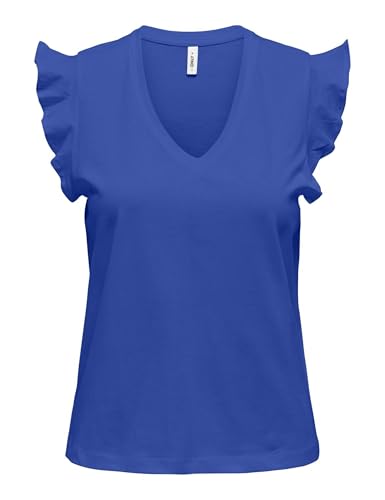Onlmay Life S/S Frill V-Neck Top Box JRS Onlmay Life S/S Frill V-Neck Top Box JRS von ONLY
