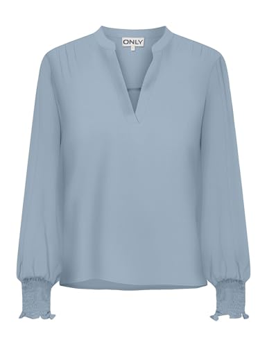 Onlmette V-Neck Ls Smock Top Noos WVN von ONLY