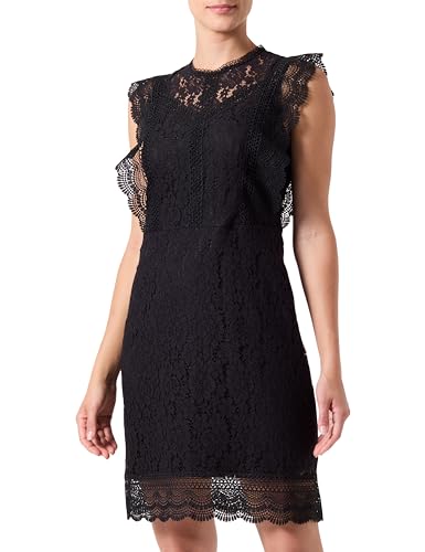 ONLY Damen Spitzenkleid Onlnew Karo Life Sl Lace Dress WVN, Schwarz,S ONLY Damen Spitzenkleid Onlnew Karo Life Sl Lace Dress WVN, Schwarz,S von ONLY