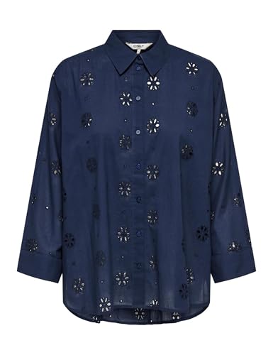 Onlnew Lina Grace Ls Brod Angl Shirt WVN von ONLY