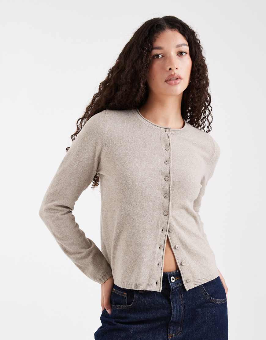 Only - Beige Strickjacke-Neutral Only - Beige Strickjacke-Neutral von ONLY