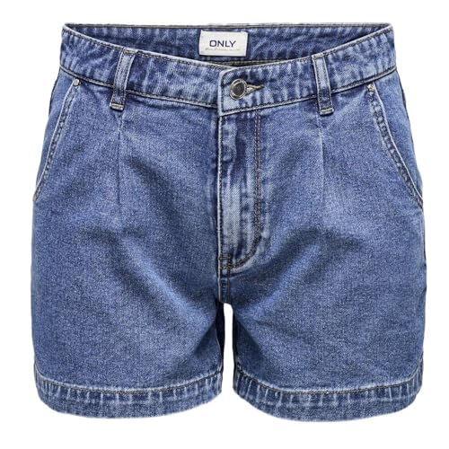 Only Bibi Damen-Shorts, Blau, blau, M von ONLY