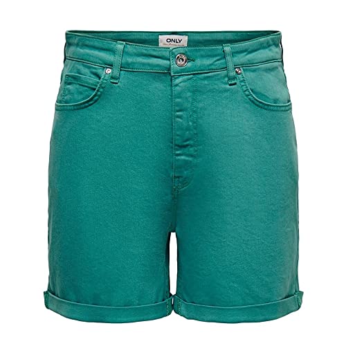 Only Damen Femme Vega Short, Türkis, M von ONLY