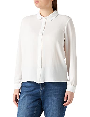 JDY Damen Jdybrooke L/S Shirt Wvn Noos, Cloud Dancer, 44 von JdY