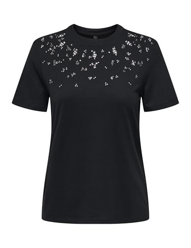 Onlparker S/S O-Neck Bling Top Box JRS von ONLY