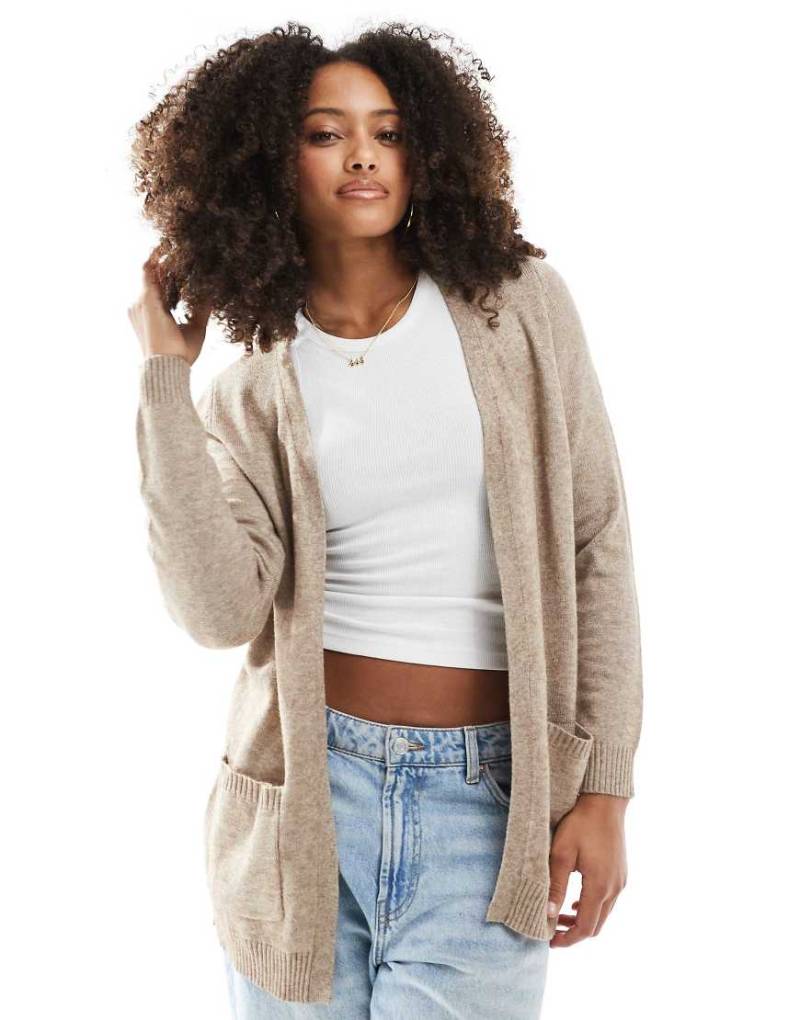 Only - Leichte Strickjacke in Beige-Neutral von ONLY