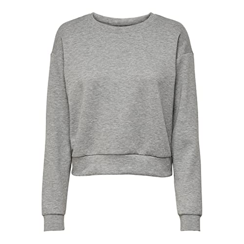 Only Play Damen Onplounge Ls On - Noos Sweatshirt, Light Grey Melange, M EU von ONLY