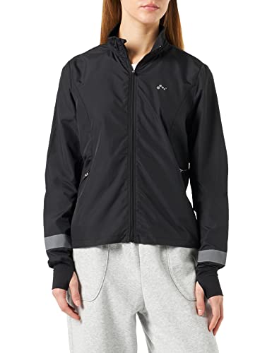 Only Play Damen Onpmila Ls Hn Run Fzip Jck Jacke, Schwarz, M EU von ONLY