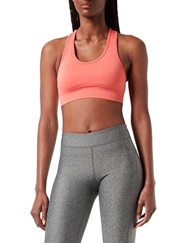 Only Play Damen Sport-BH ONPDaisy Cir Sports Bra Racerback gepolsterte Körbchen 15101974 Spiced Coral L von ONLY