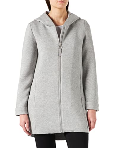 Only Women's ONLLENA Bonded Hood Coat CS CC OTW Transitional Jacket, Light Grey Melange, XS von ONLY