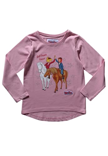 Bibi und Tina Langarm-Shirt Longsleeve T-Shirt Kinder Mädchen Oberteil (110) von ONOMATO!