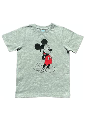 Mickey Mouse Jungen Kinder T-Shirt Grau (122-128, Numeric_122) von ONOMATO!