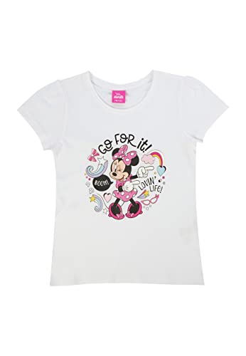 Minnie Mouse Go for It T-Shirt Kinder Mädchen Oberteil Shirt Top (128-134) von ONOMATO!