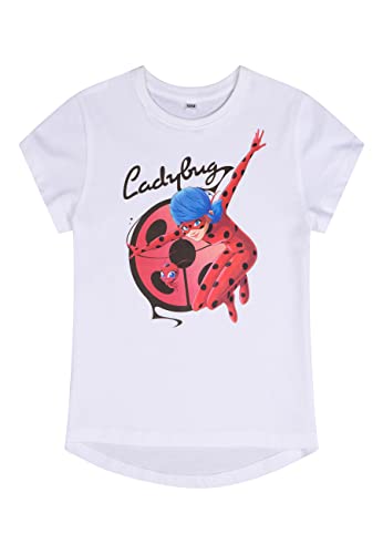 Miraculous Ladybug Kinder Mädchen T-Shirt Kurzarm (as3, Numeric, Numeric_110, Numeric_116, Regular) von ONOMATO!