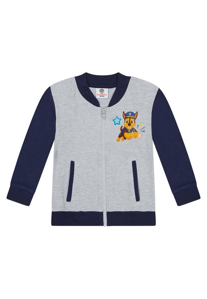 ONOMATO! Collegejacke Paw Patrol Kinder Jungen College-Jacke Übergangsjacke Chase von ONOMATO!