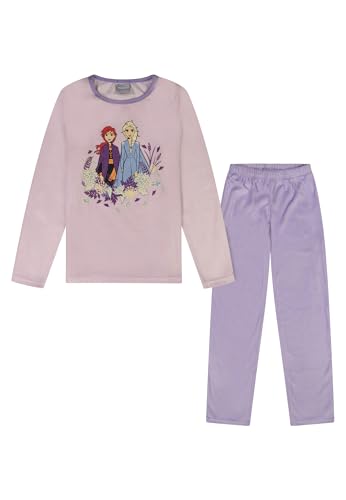 ONOMATO! Frozen - Die Eiskönigin Mädchen Kinder Pyjama Schlafanzug, Größe Kids:134-140 von ONOMATO!
