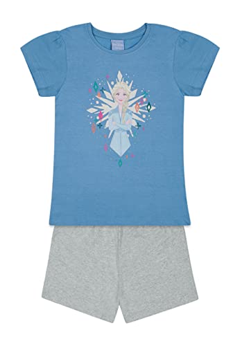 ONOMATO! Frozen - Die Eiskönigin Sommer Schlafanzug Shorty Pyjama-Set kurz, Größe Kids:110-116 von ONOMATO!