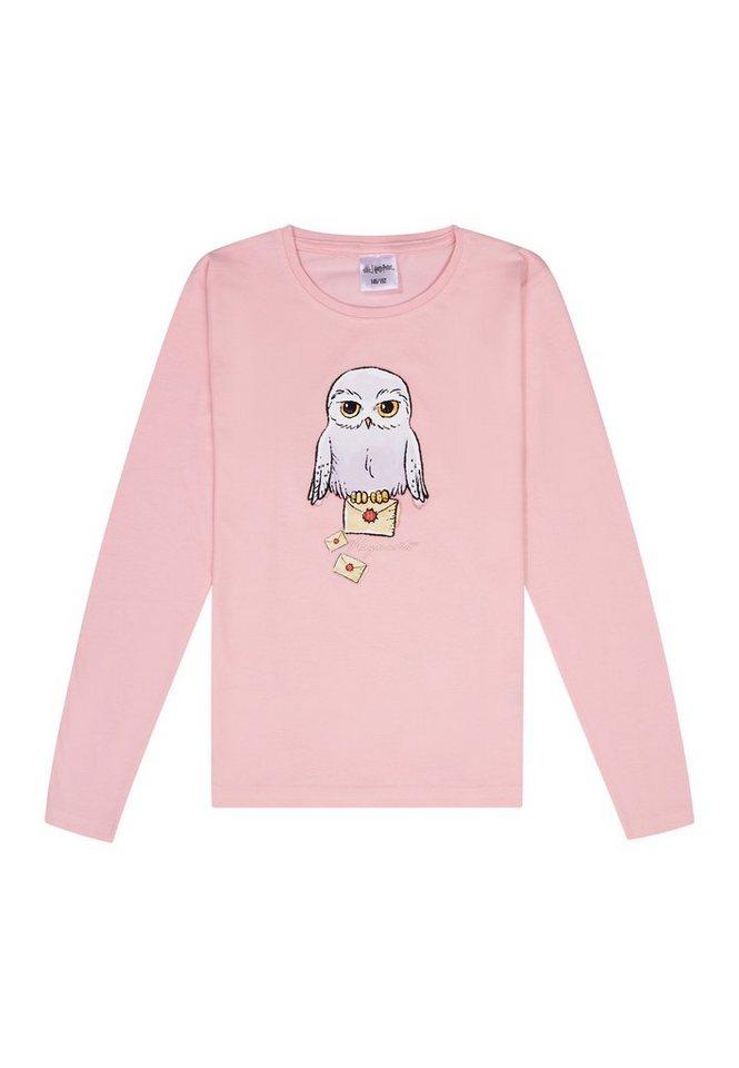 ONOMATO! Langarmshirt Harry Potter Hedwig Kinder Mädchen Langarm T-Shirt Longsleeve von ONOMATO!