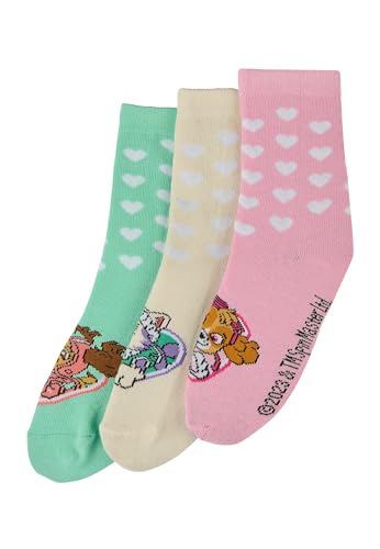 ONOMATO! Paw Patrol Skye Zuma Everest Kinder Mädchen Socken Set 3 Paar (DE/NL/SE/PL, Numerisch, 27, 30, Regular) von ONOMATO!