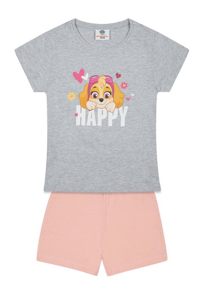 ONOMATO! Shorty Paw Patrol Girl Skye Mädchen Sommer Schlafanzug Shorty Pyjama-Set kurz (2 tlg) von ONOMATO!