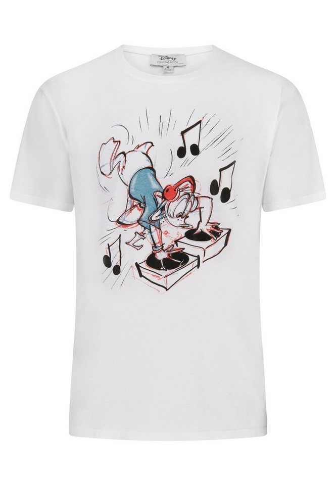 ONOMATO! T-Shirt Donald Duck Herren T-Shirt Kurzarm-Shirt von ONOMATO!