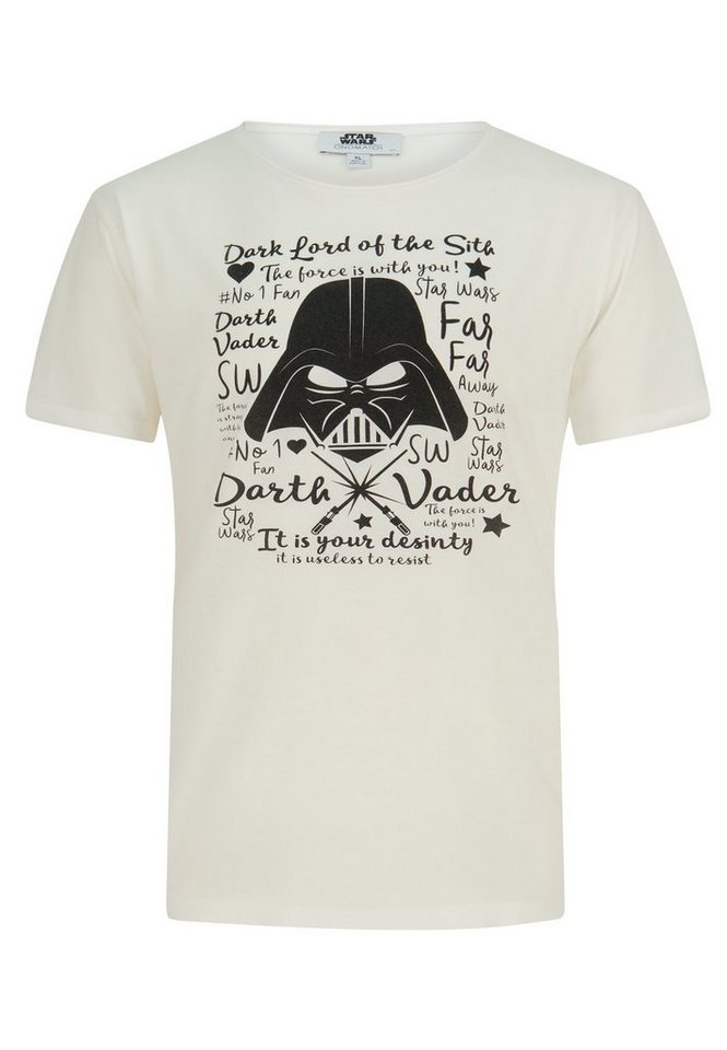 ONOMATO! T-Shirt Star Wars Darth Vader Herren T-Shirt Kurzarm-Shirt von ONOMATO!