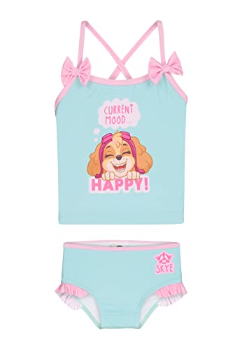 Paw Patrol Skye Mädchen Tankini Badeanzug (as3, Numeric, Numeric_110, Numeric_116, Regular) von ONOMATO!