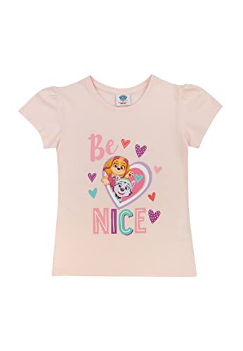 Paw Patrol Skye & Everest Be Nice T-Shirt Kinder Mädchen Oberteil Shirt (116-122) von ONOMATO!