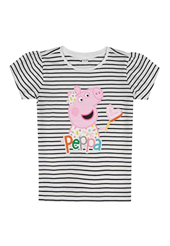 Peppa Wutz Pig Kinder Mädchen T-Shirt (as3, Numeric, Numeric_110, Numeric_116, Regular) von ONOMATO!