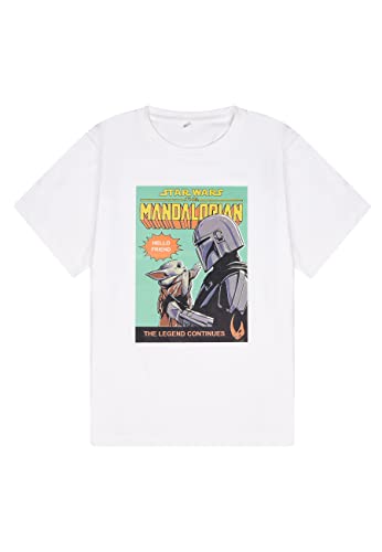 Star Wars The Mandalorian Jungen Kinder T-Shirt, Größe Kids:158-164 von ONOMATO!