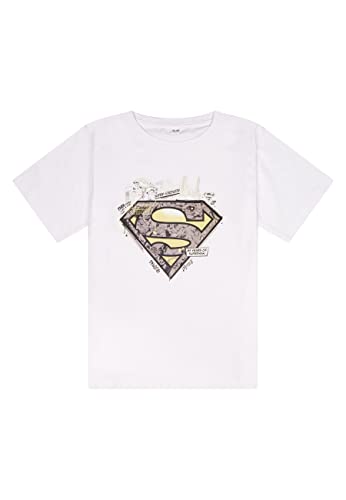 Superman Man of Steel Logo T-Shirt Kinder Jungen, Größe Kids:158-164 von ONOMATO!