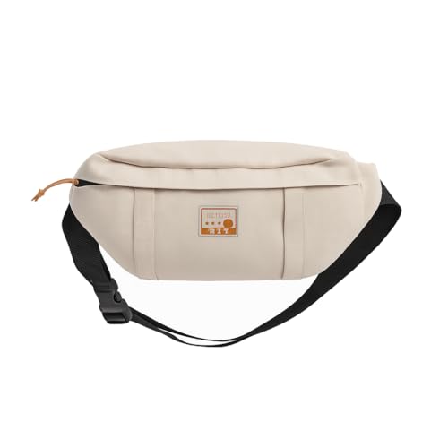 ONTRAIL Hüfttasche für Tagesausflüge, wasserabweisend, verstellbarer Gurt, regenfester Reißverschluss, großes Innenvolumen, geeignet für Unisex-Einsatz | beige ONTRAIL Hüfttasche für Tagesausflüge, wasserabweisend, verstellbarer Gurt, regenfester Reißverschluss, großes Innenvolumen, geeignet für Unisex-Einsatz | beige von ONTRAIL
