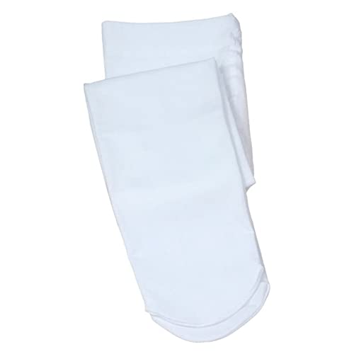 ONTYZZ Ballett Strumpfhose Mädchen und Frauen Footed Strecken Strumpfhose zum Tanzen 90 DEN Kinder Strumpfhose Ultra-Stretch Mikrofaser Weiß/M von ONTYZZ