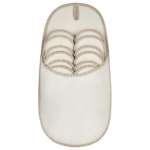 ONVAYA® ABS Gästepantoffel | Beige | 6er Set | Antirutsch Sohle | Hausschuhe | Filzpantoffel | Gr. 36-45 Gästehausschuhe von ONVAYA