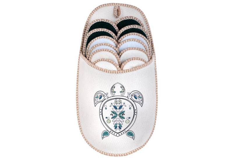 ONVAYA ABS Gästepantoffel, Schildkröte, 6er Set, Antirutsch Sohle Pantoffel von ONVAYA