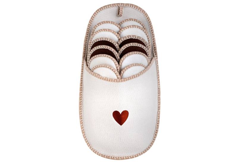 ONVAYA ABS Gästepantoffel, Waschbär, 6er Set, Antirutsch Sohle Pantoffel von ONVAYA