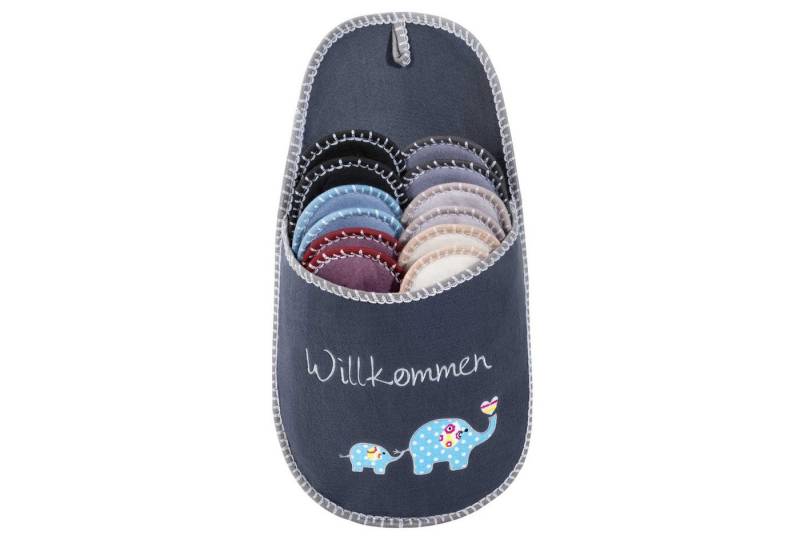 ONVAYA ABS Gästepantoffel Elephant, Elefant, 6er Set, Gästeschuhe aus Filz Pantoffel von ONVAYA