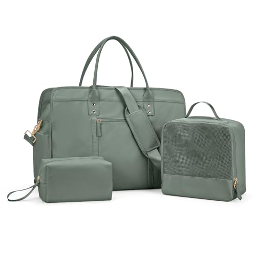 Weekender Bags for Women Travel, Reisetasche mit Schuhfach, Reisetasche mit Nassfach und Trolleyhülle, Flugzeugtasche für persönliche Gegenstände, Reisetasche, Tragetasche, Handgepäcktaschen, von ONXTHIN