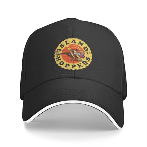 Basecap Baseball Cap Island Hoppers Magnum PI Baseball Cap Fischerhut Flauschige Mütze Hip Hop Neu im Hut Damen Strandhut Herren von OOAXBEED