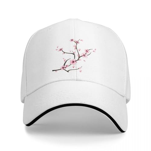 OOAXBEED Basecap Baseball Kappe Kirschblüte Kappe Baseball Kappe Angeln Kappen Frau Kappe männer von OOAXBEED