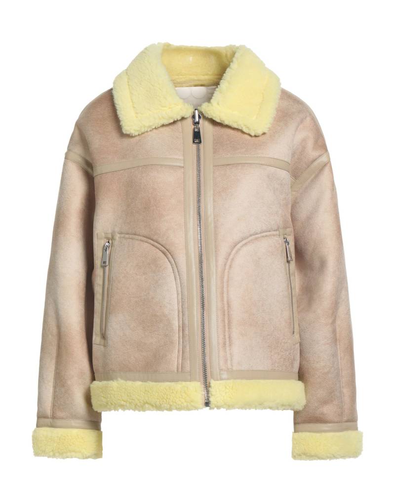 OOF WEAR Shearling- & Kunstfell Damen Beige von OOF WEAR