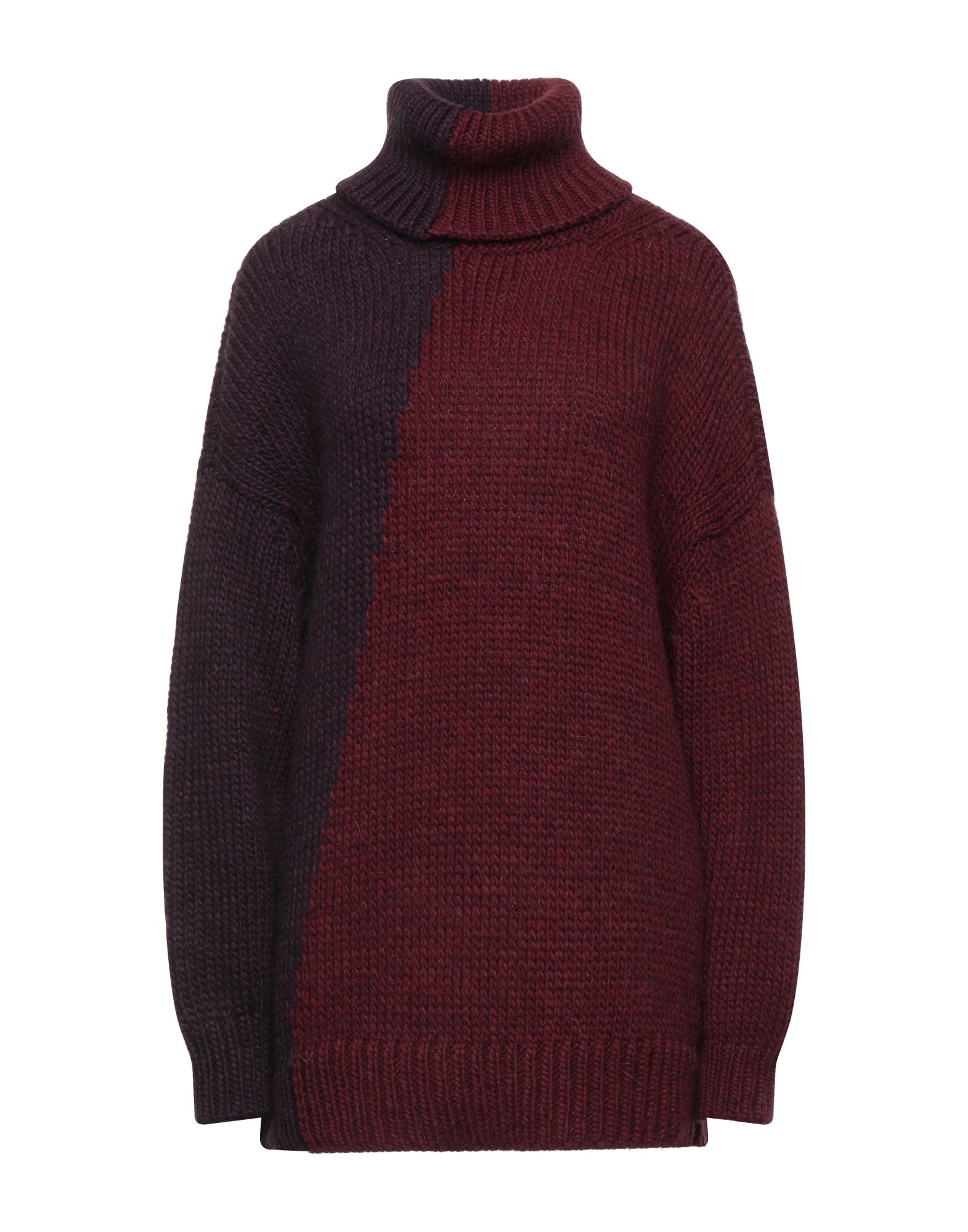 OOF Rollkragenpullover Damen Bordeaux von OOF