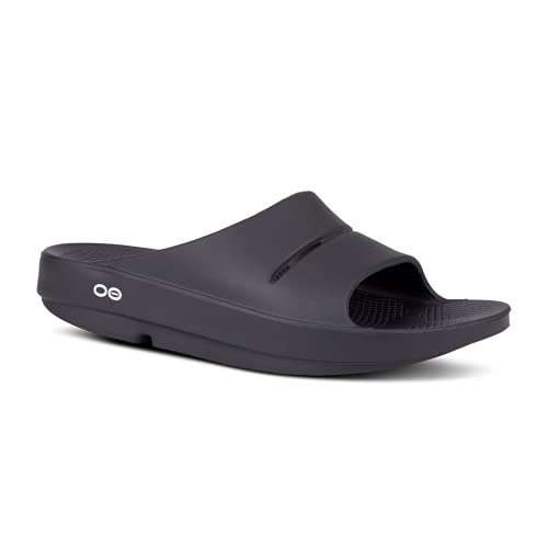 OOFOS Damen Ooahh Slide Sport-& Outdoor Sandalen, Schwarz (Black), 41 EU von OOFOS