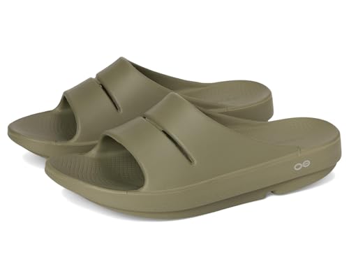 OOFOS Unisex-Erwachsene Ooahh Slide Sandal, Laub, 7 Women/5 Men von OOFOS